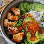 Teriyaki Salmon Sushi Bowl (GF)