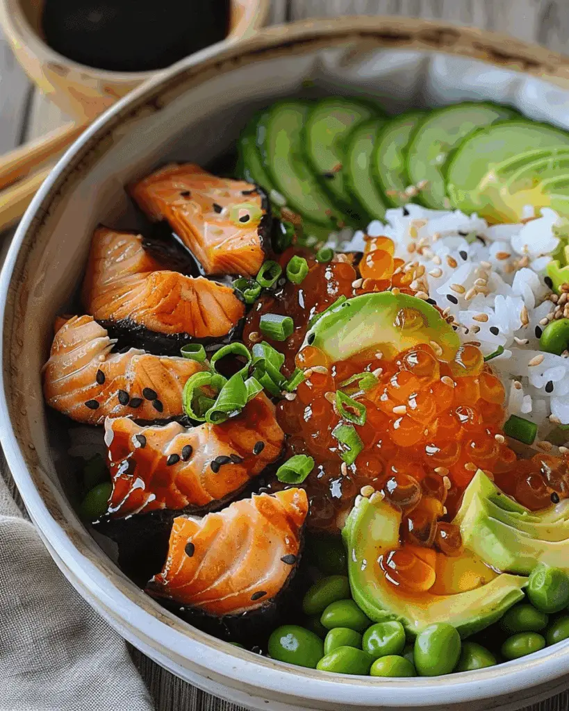 Teriyaki Salmon Sushi Bowl (GF)