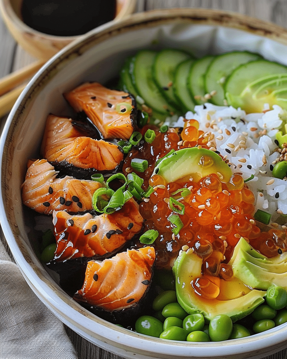 Teriyaki Salmon Sushi Bowl (GF)
