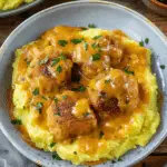 Meatballs in Creamy Sauce with Mashed Potatoes: A Comforting Classic