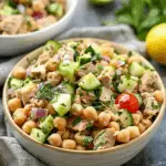 Healthy Tuna Garbanzo Bean Salad