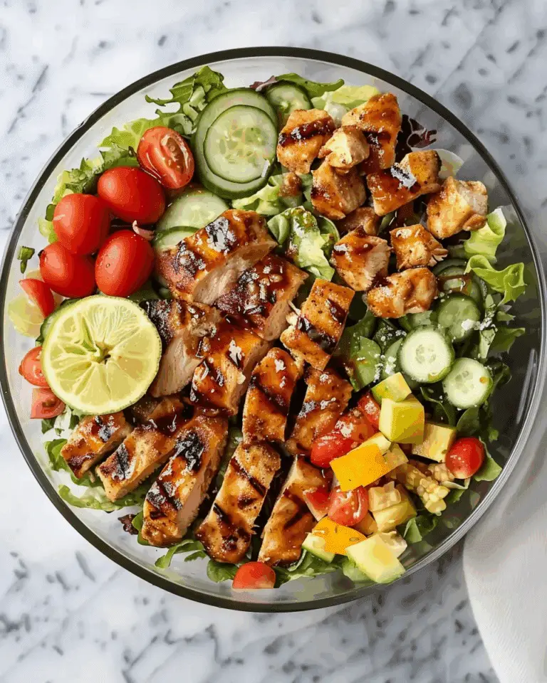 Honey Mustard Chicken Chopped Salad