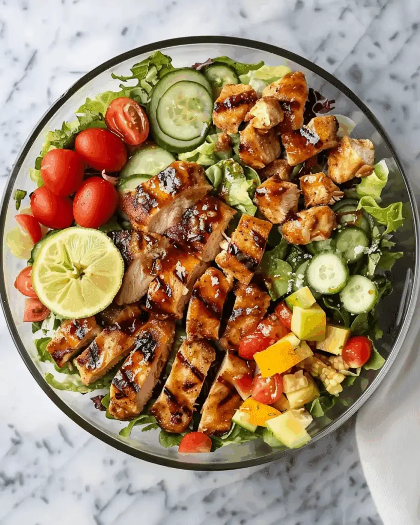 Honey Mustard Chicken Chopped Salad