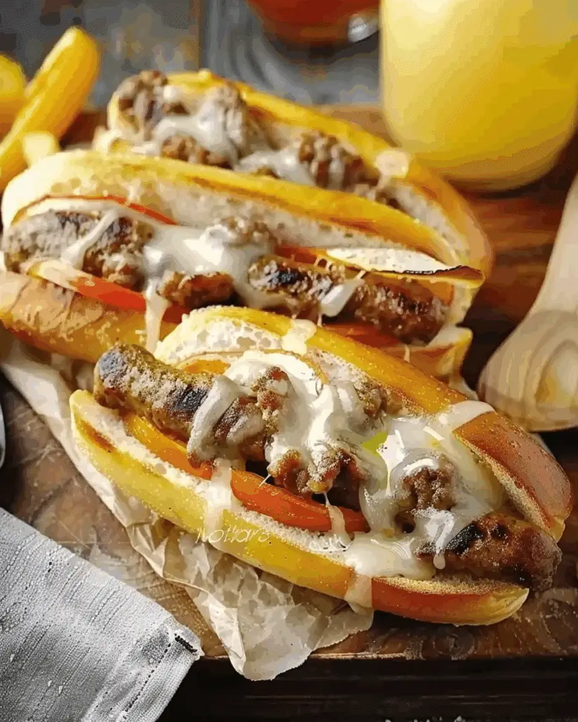 Italian Sausages with Provolone