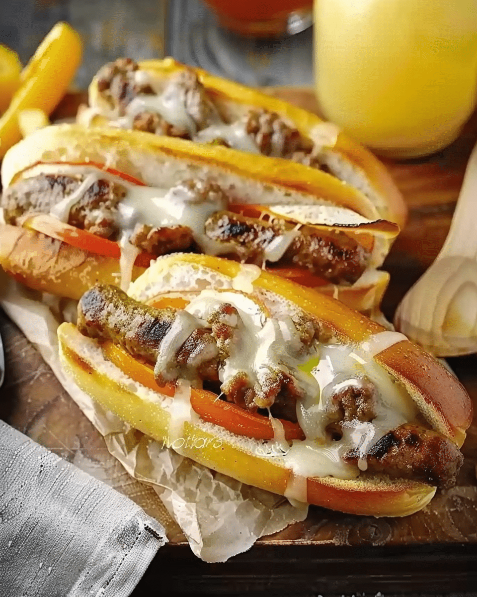 Italian Sausages with Provolone
