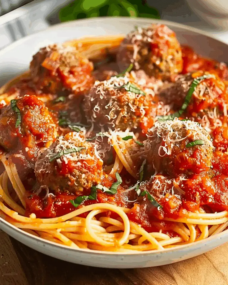 Italian Spaghetti Sauce With Meatballs