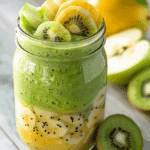 Kiwi, Apple, Cucumber, and Lemon Smoothie: A Refreshing, Healthy Drink