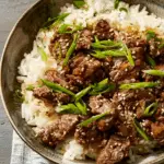 Korean Beef and Rice
