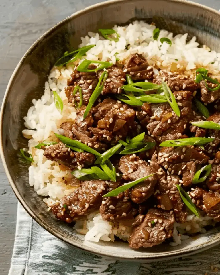Korean Beef and Rice