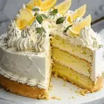 Lemon Cheese Cream Cake