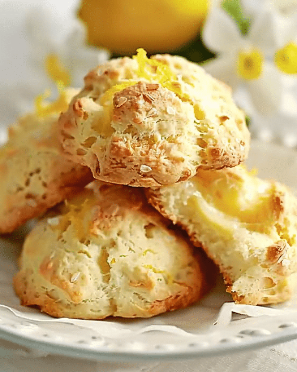 Lemon Cheese Scones