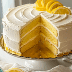 Lemon Chiffon Cream Cake