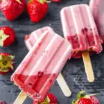 Low Carb Strawberry Creamy Popsicle Recipe
