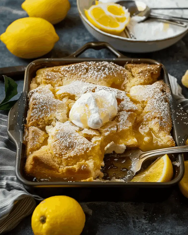 Magic Lemon Cobbler