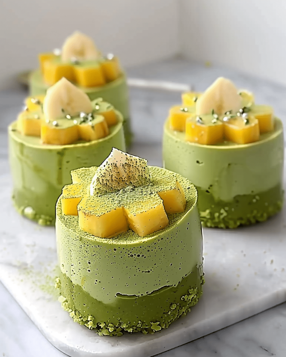 Matcha Mango Mousse