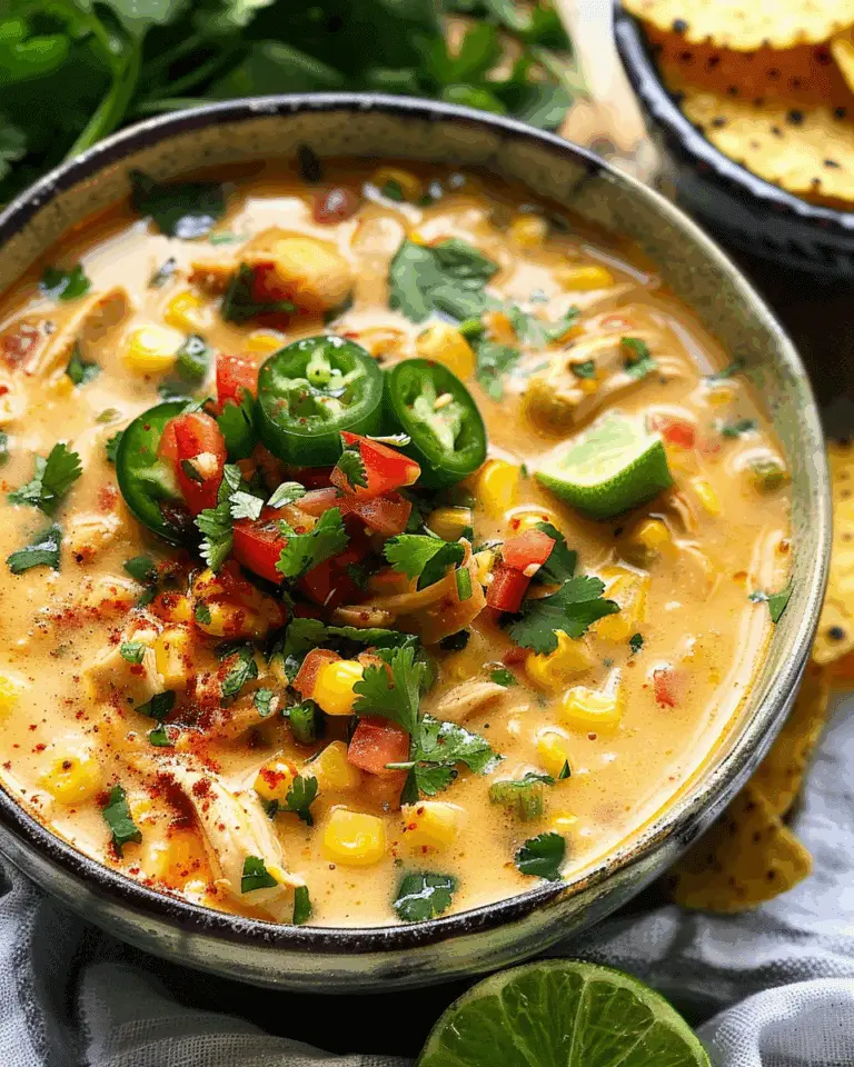 Fiesta Chicken Corn Chowder: A Comforting, Flavorful Soup
