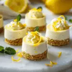 Mini Lemon Cheesecakes