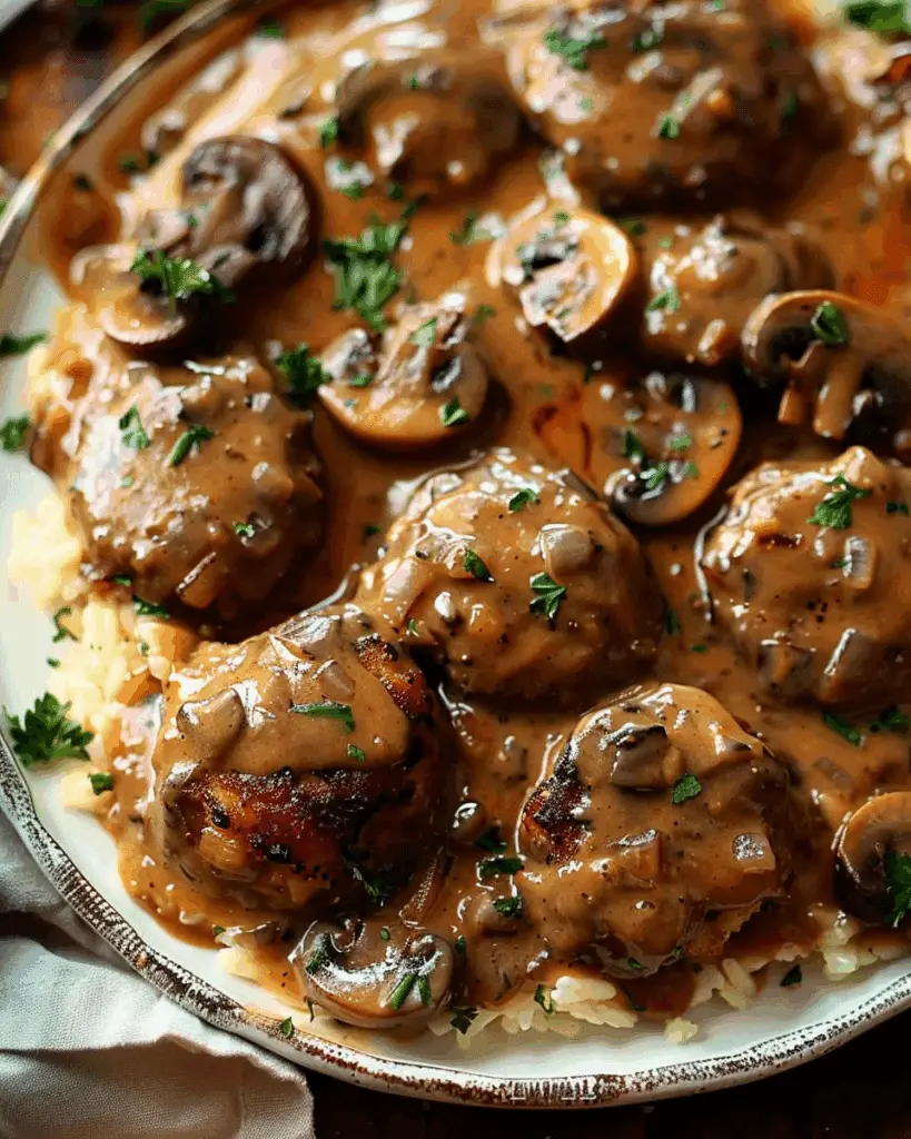 Smothered Rissoles
