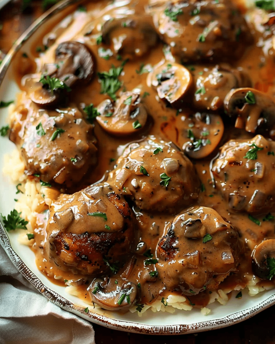 Smothered Rissoles