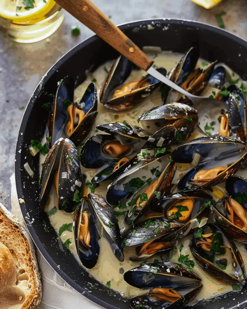 Mussels Recipe with the BEST White Wine Broth (EASY)