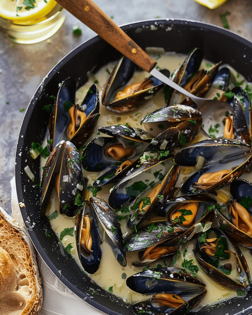 Mussels Recipe with the BEST White Wine Broth (EASY)
