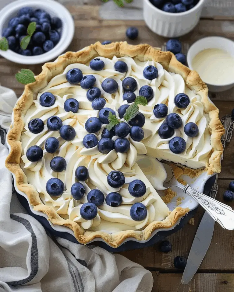 No Bake Blueberry Layer Cake (Mini Blueberry Cheesecake Cake)