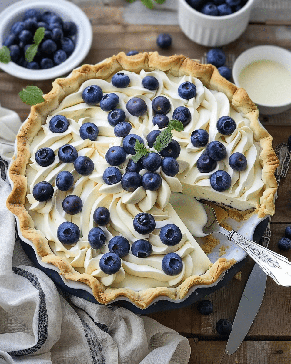 No Bake Blueberry Layer Cake (Mini Blueberry Cheesecake Cake)