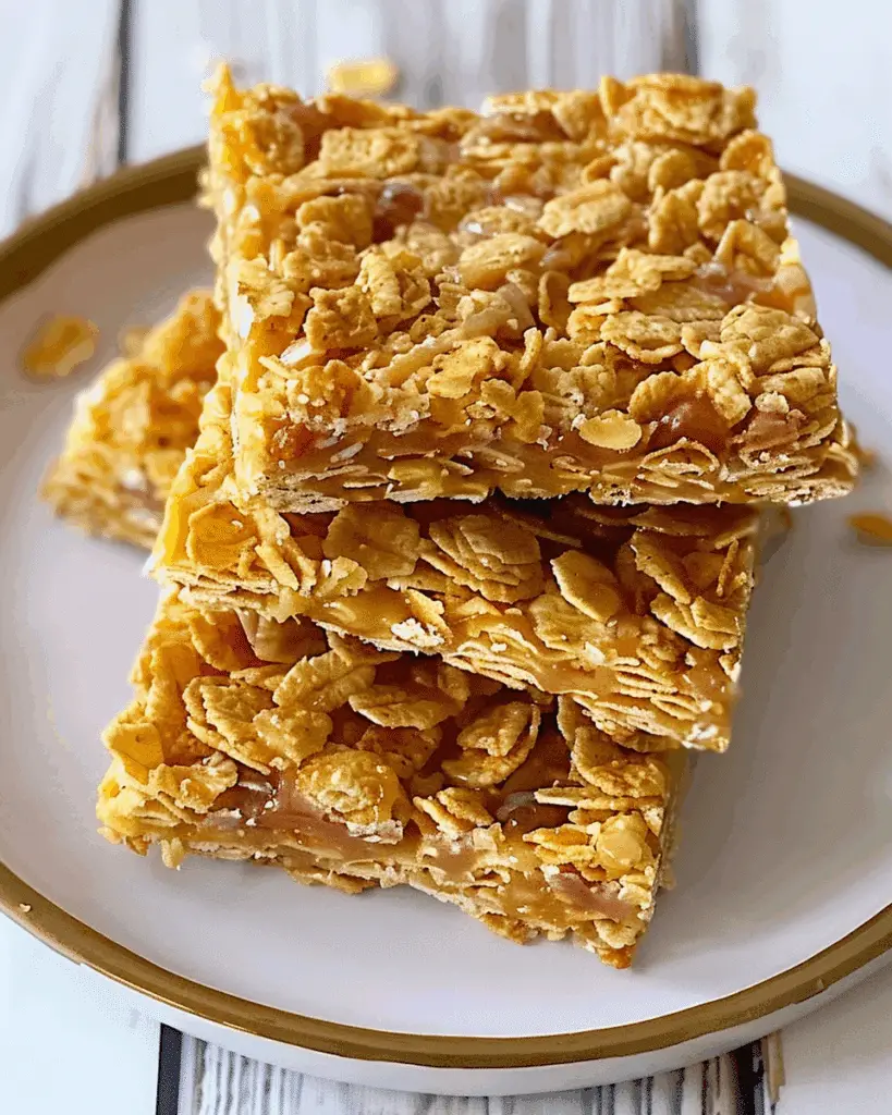 No Bake Cornflake Bars