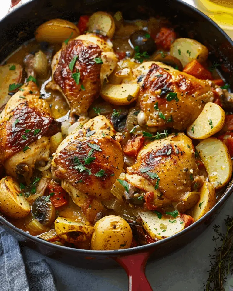 One‑Pot Roman Chicken Cacciatore With Potatoes