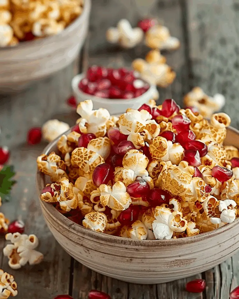 Piri-Piri Pomegranate Popcorn