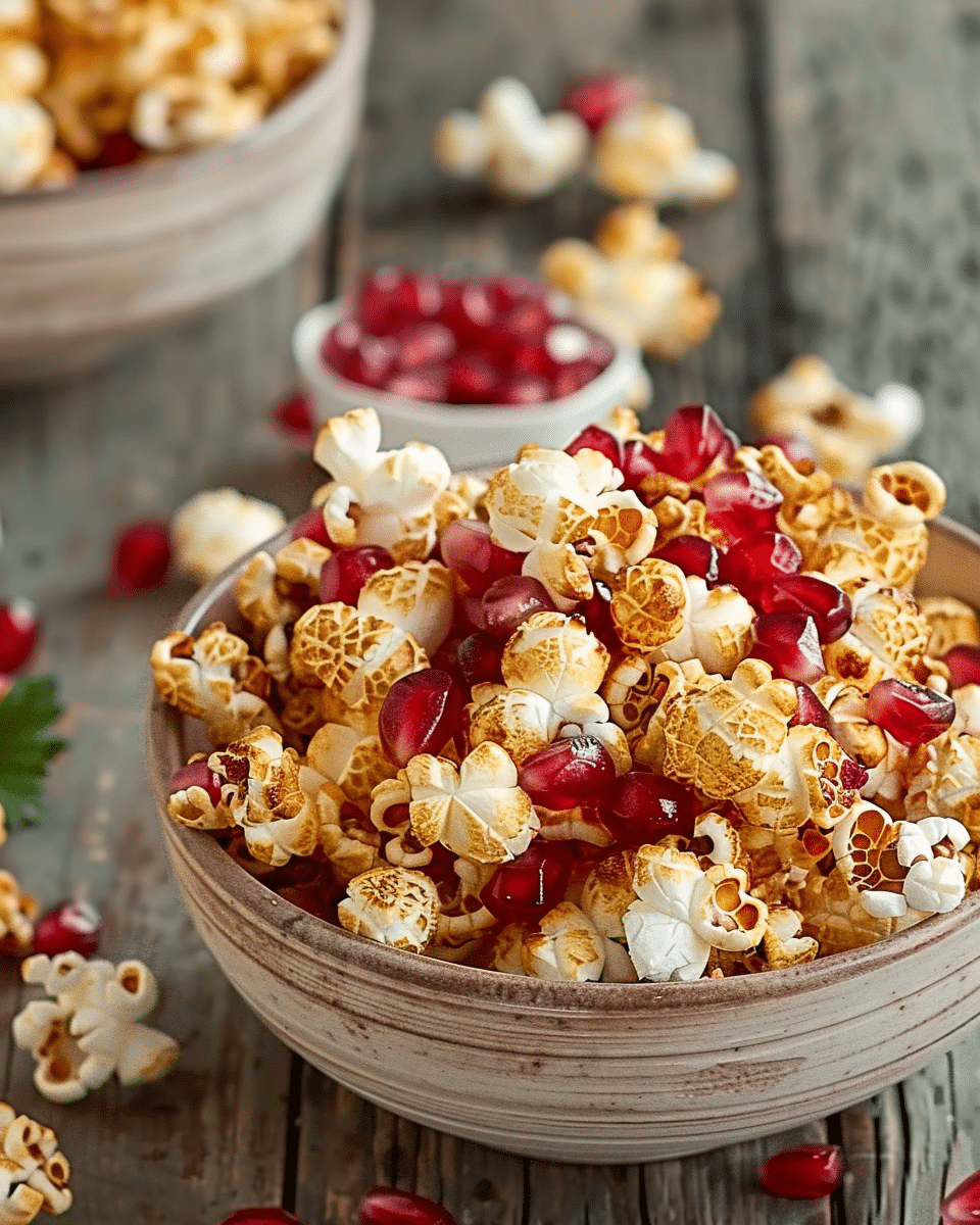 Piri-Piri Pomegranate Popcorn