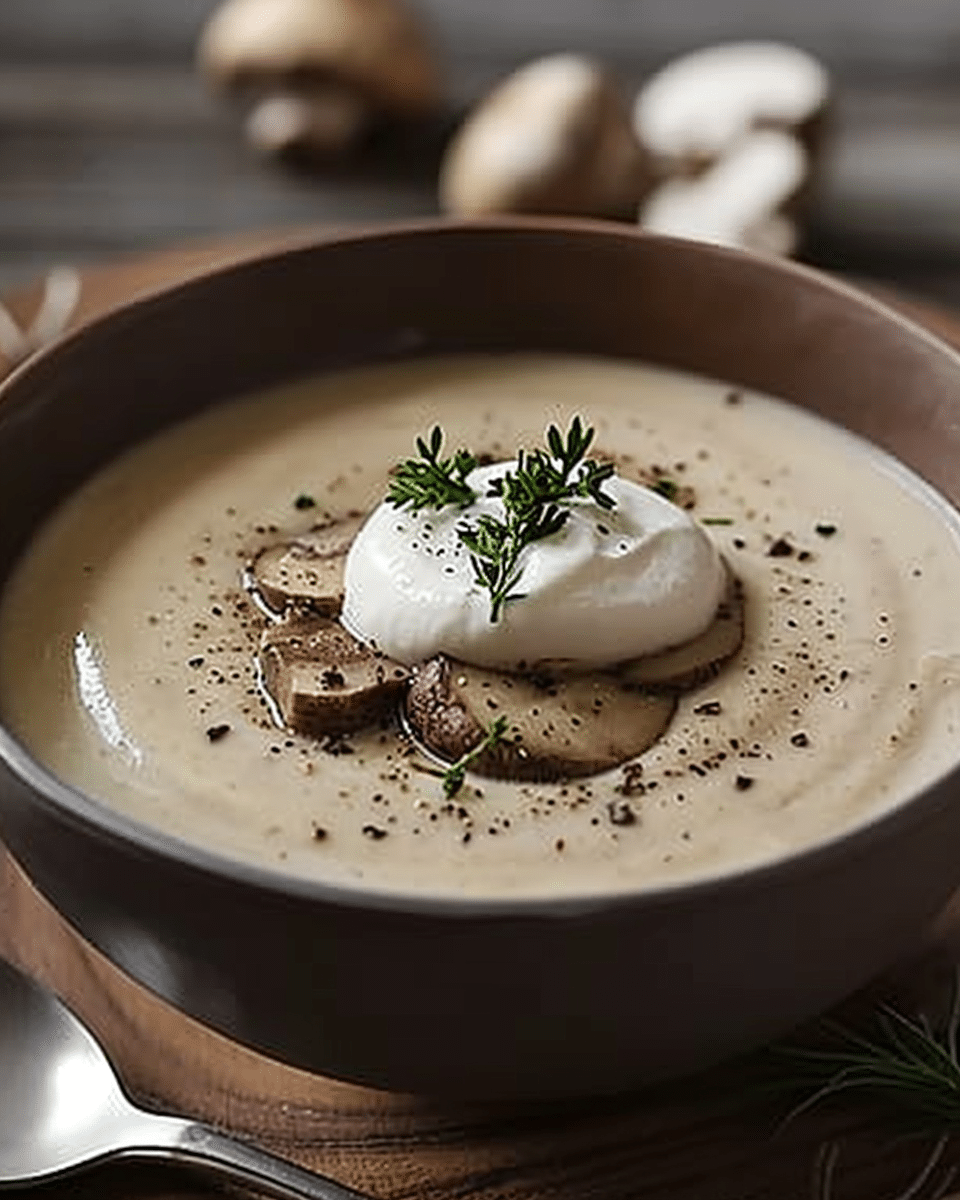 Porcini Mushroom Velouté With Truffle Foam