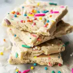 Protein Birthday Cake Cookie Dough Bark