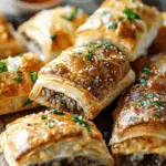 Puff Pastries with Ground Beef and Ricotta: A Flavorful, Savory Snack