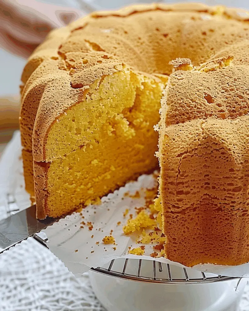 Pumpkin Chiffon Cake Recipe