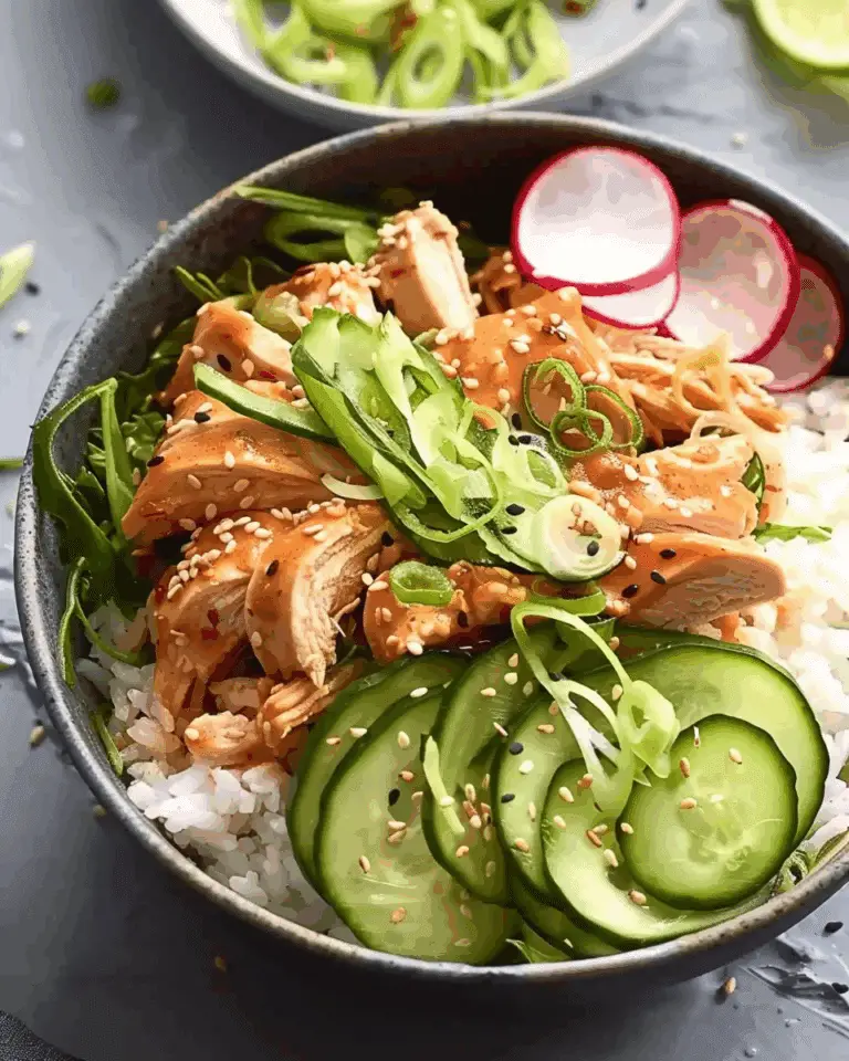 Quick and Easy Chicken Poke Bowl