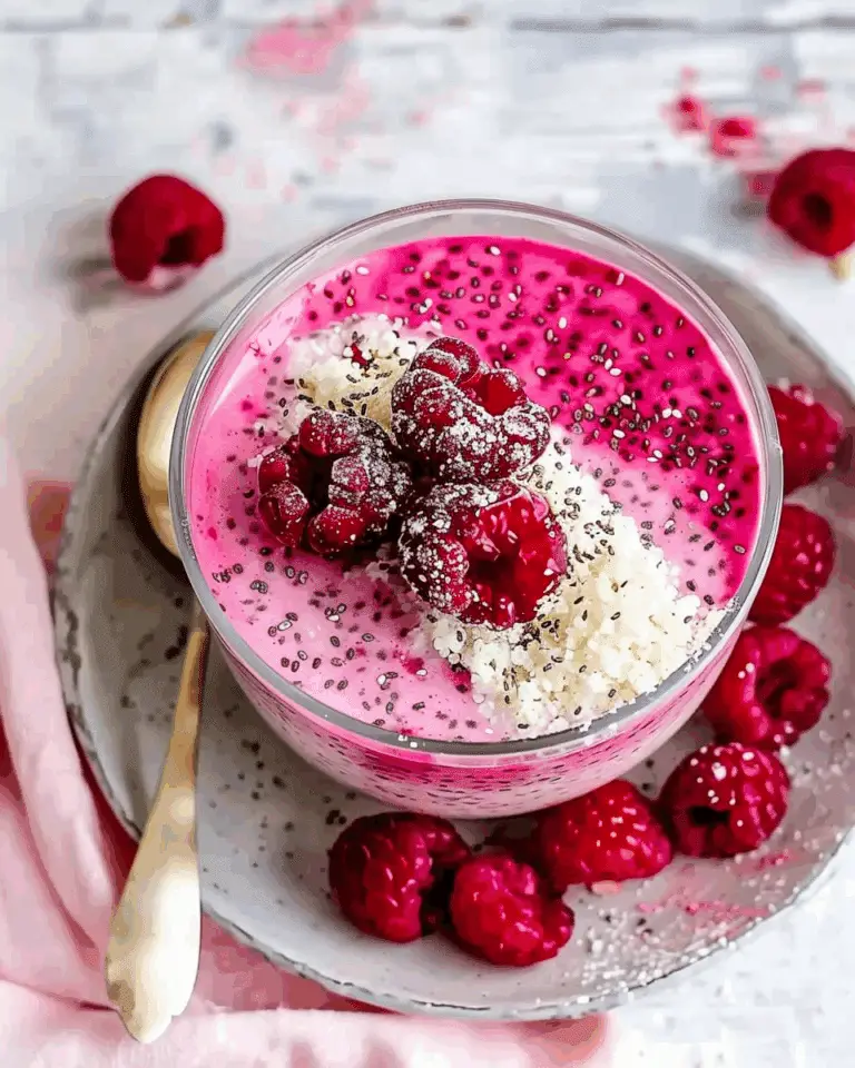 Raspberry Chia Pudding