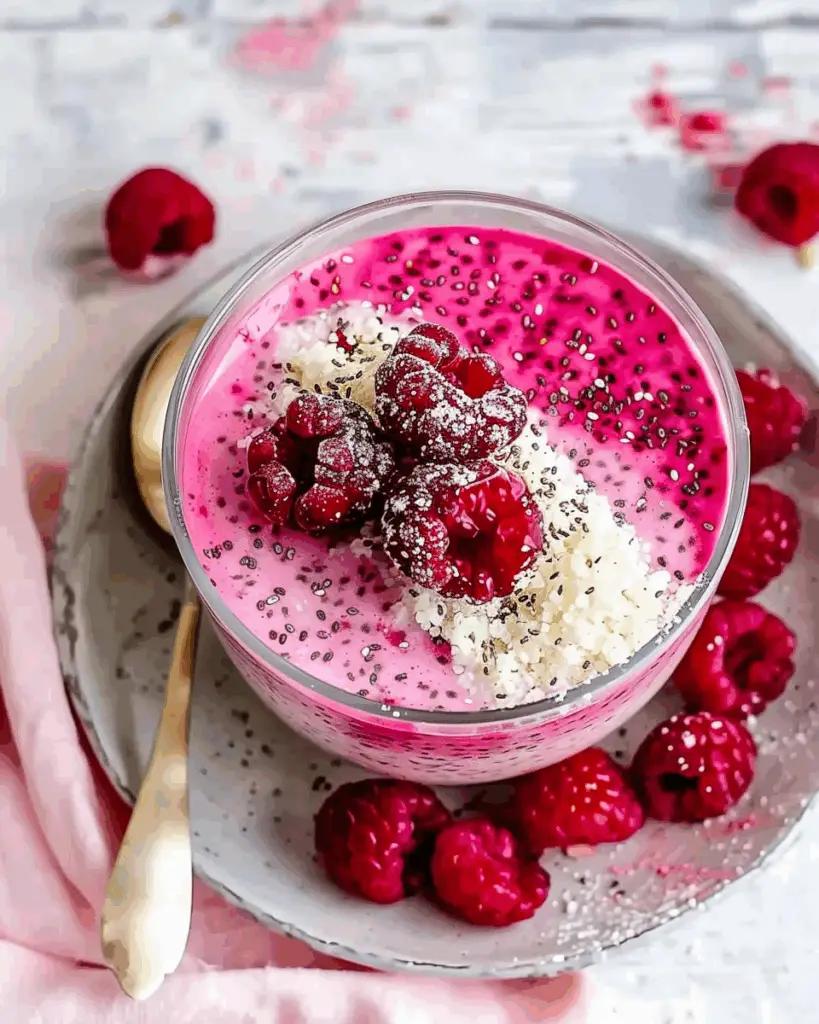 Raspberry Chia Pudding