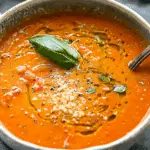 Roasted Zucchini Tomato Soup