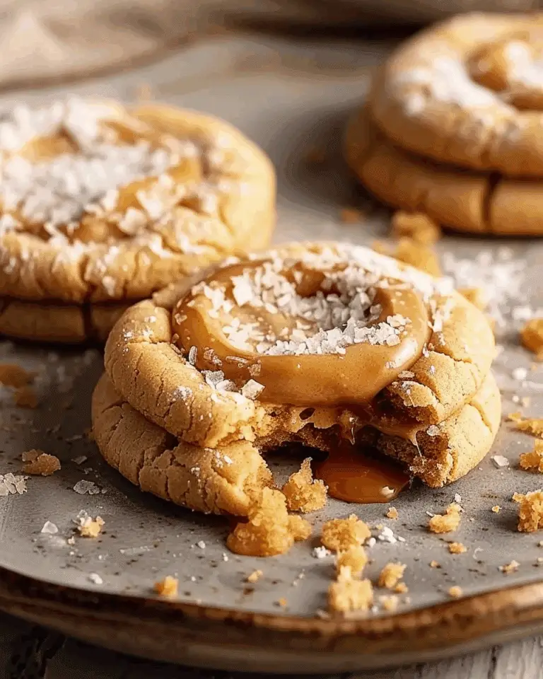 Salted Caramel Cheesecake Cookies Recipe