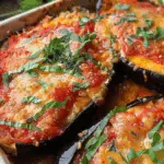 Vegan Stuffed Eggplant Parmesan