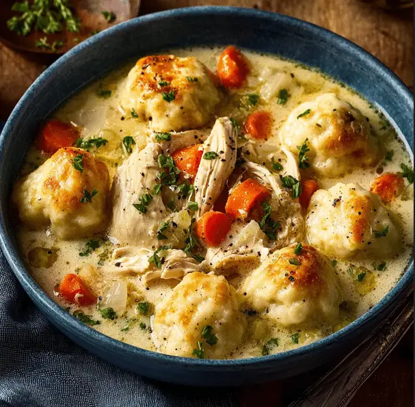 Homemade Chicken and Dumplings