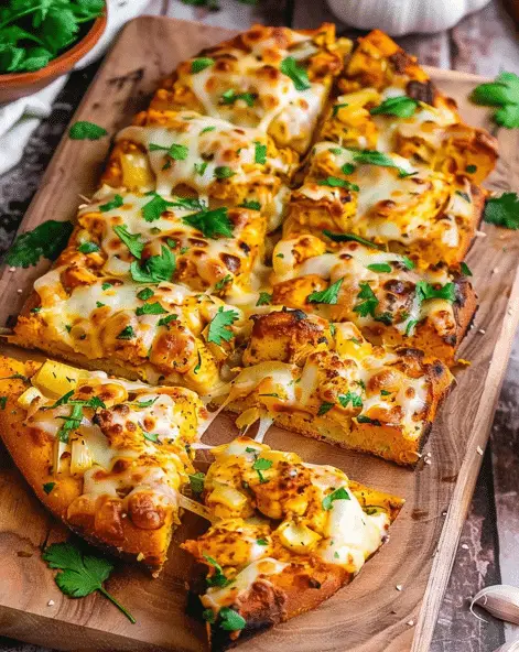 Tandoori Chicken Garlic Bread