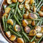 Garlic Potatoes and Green Beans