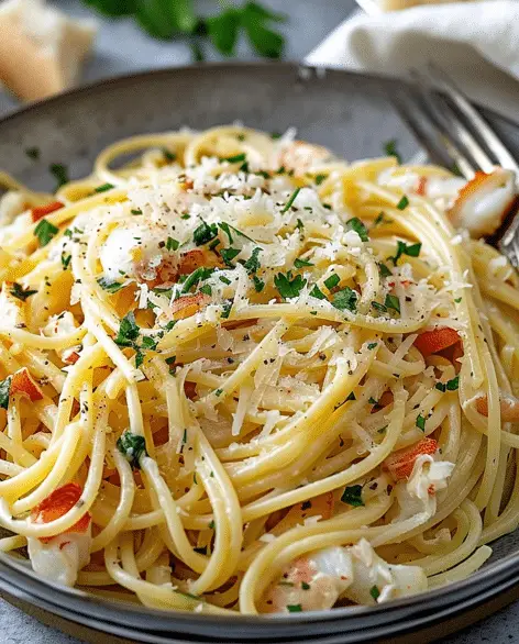 Crab Pasta Recipe