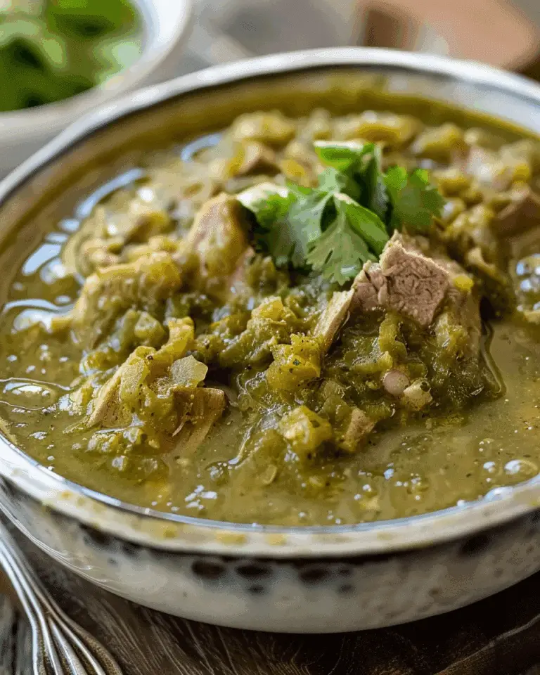 Slow Cooker Hatch Green Chile Verde: Tender Beef with a Spicy Kick