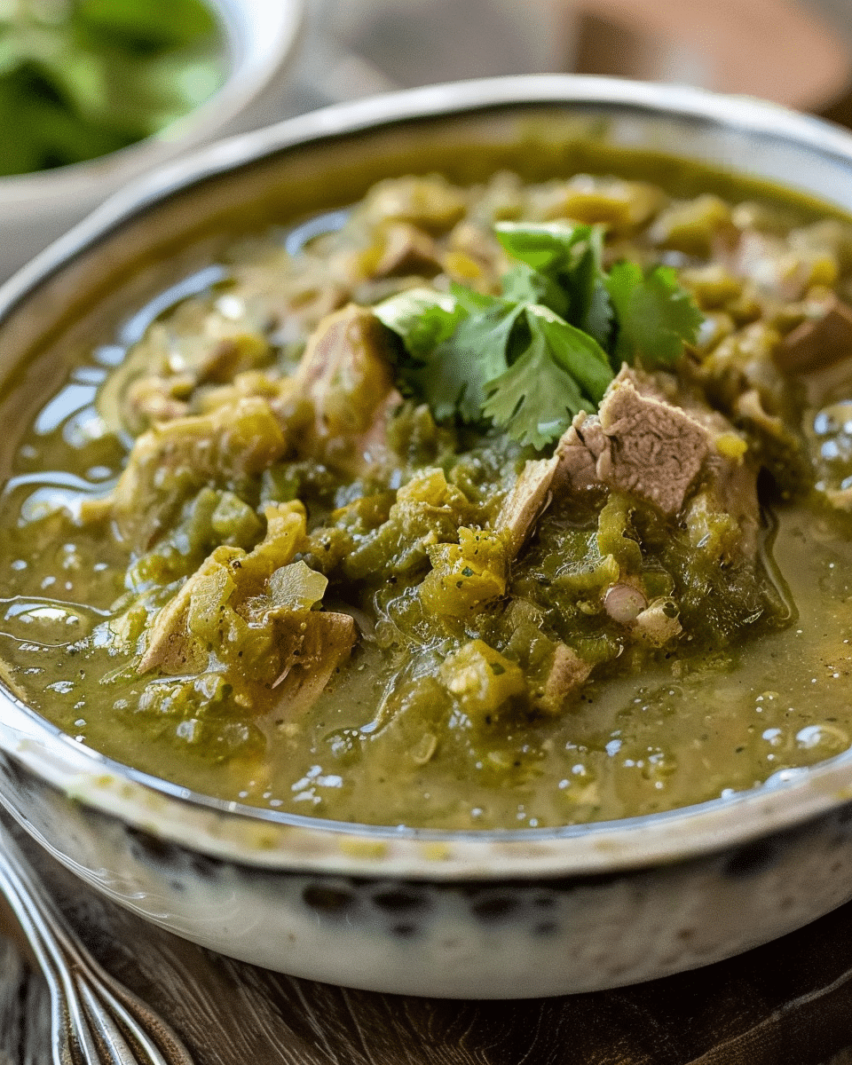 Slow Cooker Hatch Green Chile Verde: Tender Beef with a Spicy Kick