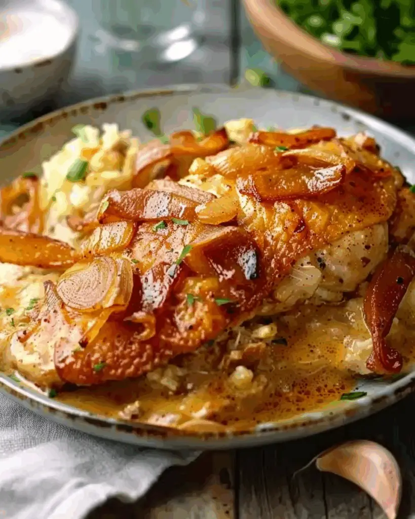 Smothered Chicken Breasts