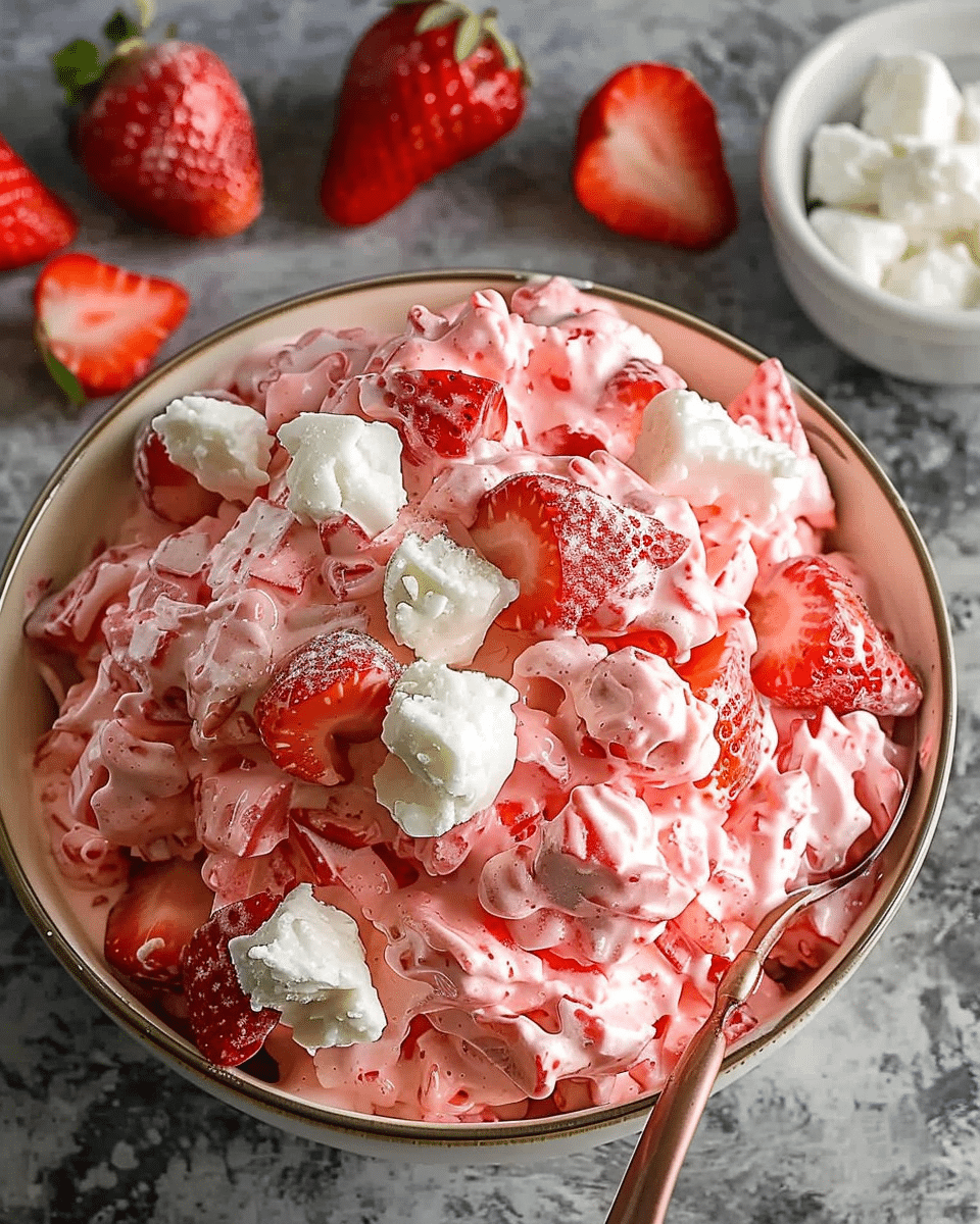 Strawberry Jello Fluff Salad