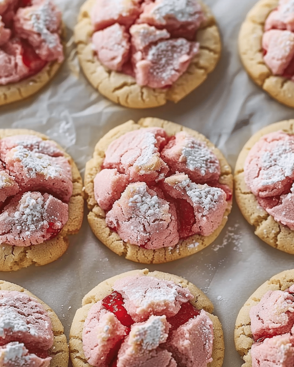 Strawberry Kiss Cookies Recipe